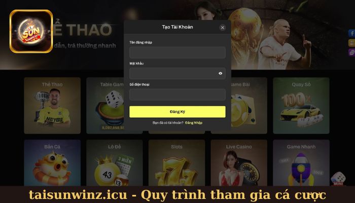 Hướng dẫn quy trình tham gia cá cược tại hệ thống